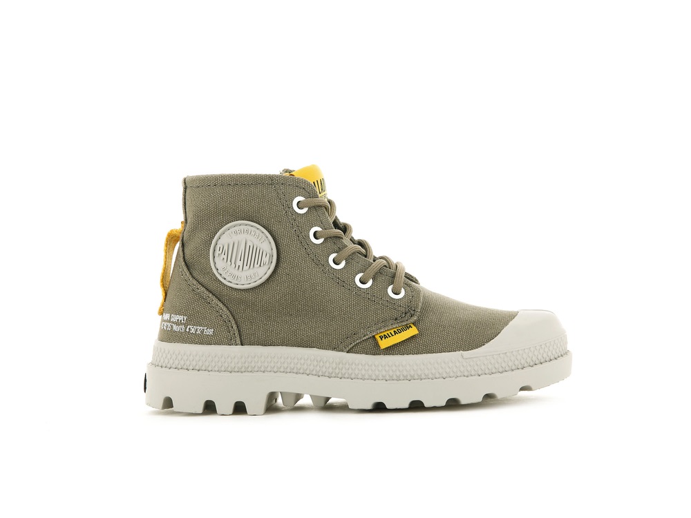 Botas Palladium PAMPA SUPPLY Niños Verde | Costa Rica-30671